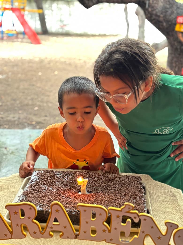 Celebração dos aniversariantes do mês de março da Associação O Semeador.